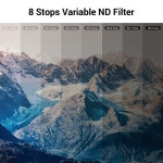 SMALLRIG VND 필터 키트 8 스톱 가변 중립 밀도 2 CPL 분리형 마그네틱 원형 편광 렌즈 포함 : 금곡신뢰무역