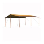 캠핑 차박 캐노피 타프 270도 터널형 사이드월 천막 트렁크 헥사 사이드 카타프 방수 카키베 5 5X4 4 1x1m : 구구구잡화