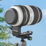 Nikon Z 180-600mm f/5.6-6.3 VR Len용 Arca 유형 삼각대 마운트 링 1/4 및 3/8 나사 구멍용 플레이트가 있는 렌즈 칼라 : 금곡신뢰무역