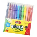 향기싸인펜 12색 갑12개입 학용품 마커펜 어린이사이즈 메모펜 어린이필기구 : 지엘모아샵