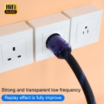 Plug 메인 C15 전원 케이블 오디오 전원케이블 OCC M 구리 2SQ 그림 AMP 037 HIFI EU 12AWG IEC C7 CD US EU 1 코드 : 환상플러스