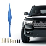 포드 F150 F-150 2009-2024 2025, 액세서리, 트럭 자동차 F250 F350 교체용 다트형 안테나 토퍼 - 7.8인치(파란색) gold : 쪼까리몰
