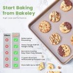 베이클리 17인치 베이킹 시트 팬 논스틱 카본 스틸 고기 빵 젤리 롤 바텐버그 피자 페이스트 17 52 x 11 73 0 91 샴페인 골드 : 벨루온