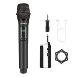 탈로멘 무선 마이크, 노래를 위한 충전식 노래방 결혼식, DJ, 파티, 연설, 교회, K60-1, 블랙을 수신기(160피트)가 있는 2.4GHz 휴대용 다이내믹... 