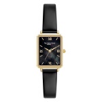 빅토리아 하이드 블랙 스페이스 여성 가죽 시계 : 쏘냐서