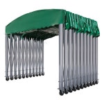 대형 자바라 천막 캐노피 차고 전동 주찾아 쉘터 햇빛 슬라이딩 어닝 마당 : 브리즈마켓91