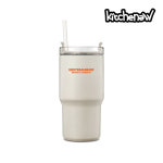 키치뉴 에스테반호프 대용량 차량용 빨대 보온 보냉 텐저린 텀블러 591ml, 선라이즈 : 키치뉴