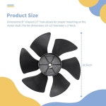 yrjns 3313107 015 A/C 콘덴서 팬 블레이드 브릭 에어 히트 펌프 시리즈 390 591 브릭 에어 AC 시리즈 532 546 548 557 558 570 578 57... 