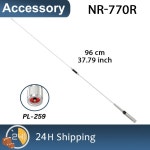 NR-770R 안테나 고이득 144 430MHz 듀얼 밴드 3.0 5.5 dBi 장거리 자동차 라디오 모바일 스테이션 PL-259 BJ-218 : -대인상사-