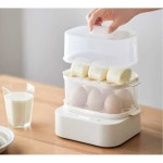 호빵 기계 만두 소형 스팀 미니 에그쿠커 라이트 3겹 스낵 휴대용 50 헤이채 2단 계란 삶기 기계식 2단 계란 삶기--기계식 : 픽픽픽샵