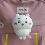 G1456 먼작귀 봉제인형 키링 모몽가 귀여운 10CM 펜던트 열쇠고리 선물 삐짐 쿠리만쥬 : 쿠마네상점
