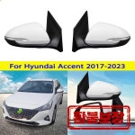 Hyundai Accent 2017-2023 자동차 부품 가열 벨트 접이식 미러 어셈블리가있는 조명이있는 전기 87610-H6430 : 포레센트