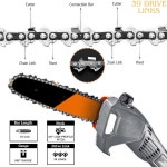 10인치 레밍턴 전기톱 체인 블레이드 39DL 108526-01 106890-02 폴 톱 프루너 교체 : 호야노트