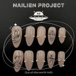 네일리언(nailien) | [NAILIEN PROJECT] 누드 힙 수제네일팁 l 심플크롬 네일 : 네일리언 프로젝트