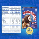 드럼스틱 버라이어티 바닐라 퍼지 카라멜 순대 카운트 냉동 : 루크플러스