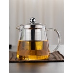 유리포차주전자 대용량 가정용 화차주전자 차 자기 모던 내열유리 2L 냉소컵 사람 300Z 싱글포트 350ML : GLOSHIN