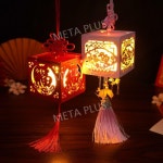 중국 소품 조명 연등 랜턴 연꽃 인테리어 천장 A.Wangzi_궁전램프_LED : 유미짱의선물10호