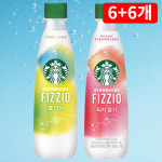 스타벅스 피지오 쿨라임 400ml x6개+피치딸기400ml x6개 : 플랜 88