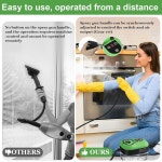 가정용 스팀 , 15초 히트업, 1 2리터 물탱크, 6레벨 조절식 손잡이, 자동차 디테일링용 핸드헬드 먼지, 가구, 소파, 바닥 타일, 욕실, 침대 벌레... 