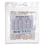 0603 0805 1206 1R 10 샘플 저항 DIY 키트 1R SMD 모듬 1M 3R 0603 33Value x 20pcs : 브라운핑크