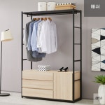 직코몰 G5192 시스템 행거 드레스룸 D 1200 4colors 오픈옷장 수납장 옷장 서랍장 : 인테리어가구전문몰