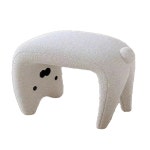 고양이 현관 화장대 작은 화이트 모양 테이블 테라스 세탁없는 가정용 럭셔리 화이트캣츠 발받침 스툴 카페 의자 화이트캣츠 세탁없는 현품... 