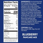 크루스티즈 컴플리트 팬케이크 믹스, 블루베리 25.2온스 박스(12개들이 팩) : 에이유에이케이 상사
