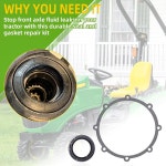 존 디어 1025r 2025r용 오토빅 프론트 액슬 씰 및 개스킷 수리 키트 TR109398 801706 교체 액슬 누출 수정 : 프레스티지 셀렉션