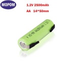 1.2V AA NI-MH 배터리 2500mAh Braun 155 2323 26 레밍턴 F-4790 Wahl 4810 : 팔공산종합상사