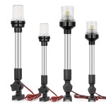 12V 24V 탐색 6 앵커 방수 인치 대 요트 LED 한 해양 항해 보트 12 빛 신호등에 접이식 흰색 H0153-9INCH : 몽시스토어
