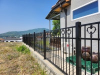 디자인휀스 전원주택 울타리 난간 에벤에셀01 H600 앙카식 1경간 : 주식회사 에이스휀스