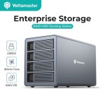 Yottamaster 4 베이 RAID 하드 드라이브 인클로저 USB 3.0 - SATA3.0 HDD 외장형 스토리지 2.5 4Bay TypeB A : 에스에이글로벌25