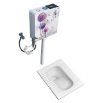 야외 수세식 간이 RV 앞배수+심플 공중 S커브 실내 소변기 요트 변기 물탱크 캠핑화장실 A타입 캠핑 포함 세트 기타 1 B타입 S 커브 앞 배수... 