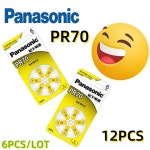 6-30pcs PR70 파나소닉 보청기 배터리 A10 PR536 Audífonos profesional : 팔공산종합상사