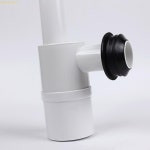 조정 가능한 싱크 드레인 트랩 1/4 인치 공간 절약 싱크 싱크 싱크 욕실 욕실 조절 가능한 세탁소 사이펀 a6hd : 이룸종합상사36