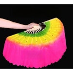 부채춤 깃털 팬베일 댄스 양손 공연용 접이식 클래식 한국무용 무용 무용부채 : 쁘렐리유