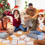 치아젤타 크리스마스 파티 게임, 노래 추측 성인 그룹 동료를 위한 테마 홀리데이 활동, 30명의 플레이어 : 브이팩토리002