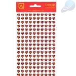 조이 견출지하트홀로 10-338-2R 4매 적색 / 6x5.7 1개입 데코스티커 : 즐거운조이스토어