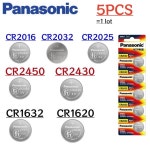 5Pcs  파나소닉 CR2032 CR2025 CR2016 CR1632 CR1620 CR2450 CR2430 배터리 버튼 셀 DL2032 CR 2032 CR 2025 : 팔공산종합상사