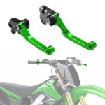 IUVWISN 모터사이클 브레이크 클러치 레버 피벗 세트 조정 가능한 CNC KX65 00 23 KX85 01 KX100 21 KX112 22 KX125 05 KX250 04 KX... 
