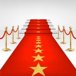 티글 일회용 레드 플라스틱 카펫 러너와 골든 스타 러너 러그가 있는 파티 영화의 밤 바닥 무대 계단 생일 결혼식 테마 장식 프롬 데코(별... 