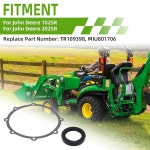 존 디어 1025r 2025r용 오토빅 프론트 액슬 씰 및 개스킷 수리 키트 TR109398 801706 교체 액슬 누출 수정 : 프레스티지 셀렉션