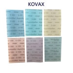 자동차 사포 소프트 스퀘어 종이 패턴 85 KOVAX 파인 머신 샌드페이퍼 130mm : 라임코알라