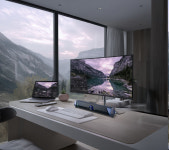 브리츠 게이밍스피커 2채널 PC 사운드바 데스크탑스피커 : 블루 와이엔앤제이