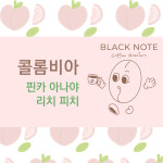 콜롬비아 아나야 옴블리곤 워시드 리치피치 200g : 블랙노트 커피로스터스