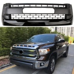 타 툰드라 2014 LED 라이트 레이싱 그릴 라디에이터가 장착된 자동차 전면 범퍼 : 바이포유N1