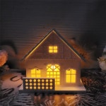 크리스마스 장식 실리콘 금형 DIY 시멘트 석고 울타리 집 휴일 재사용 가능한 공예 대한 수지 : 주-노마켓