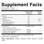 비타민 아마씨 오일 1200mg - 675mg ALA 오메가-3가 함유된 소프트젤 콜드 프레스 120mg 심장 건강 및 전반적인 웰빙 지원 : MJSHOP005