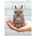 프린 동물종이접기 종이 러프 핸드메이드 DIY 퍼즐 애니멀 펫 컬렉션 입문용 3D 입체 페이퍼 모델 시리즈6 8마리 : 프린 Freen
