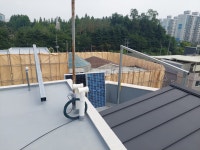 수원 빌라 전용 처마형 태양광 6.35kW 발전 설치 한화 최신형 전국시공 : 홈에너지